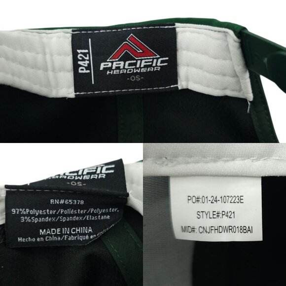 Memphis Scrap Rope Snapback Cap Hat Logo Patch Trucker Baseball Pacific NWOT - Picture 7 of 14